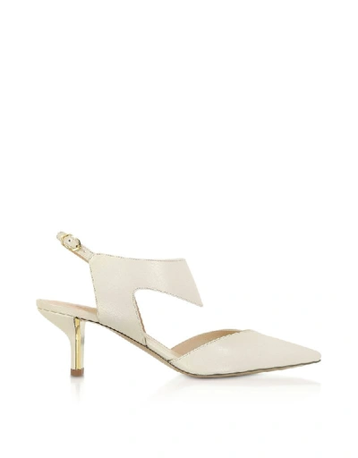 Nicholas Kirkwood Women's Beige Leather Heels