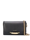 ALEXANDER MCQUEEN ALEXANDER MCQUEEN WOMEN'S BLACK LEATHER SHOULDER BAG,631473D78AT1050 UNI