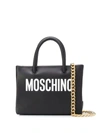 MOSCHINO MOSCHINO WOMEN'S BLACK LEATHER SHOULDER BAG,A772780011555 UNI
