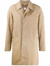 BURBERRY BURBERRY MEN'S BEIGE COTTON TRENCH COAT,8018811 50