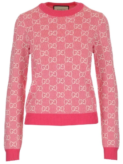 Gucci Women's Pink Wool Sweater