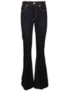 Alexander Mcqueen Bootcut Jeans In Black