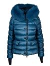 MONCLER MONCLER WOMEN'S BLUE POLYAMIDE DOWN JACKET,1A5220253071739 1