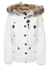 PARAJUMPERS PARAJUMPERS WOMEN'S WHITE POLYESTER COAT,PWJCKMA35P03505 XS