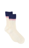 PRADA PRADA WOMEN'S BEIGE COTTON SOCKS,66460S2011VXVF0T0L UNI