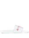 GIVENCHY GIVENCHY MEN'S WHITE RUBBER SANDALS,BH300HH0PU112 41