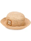 KENZO KENZO WOMEN'S BEIGE COTTON HAT,FA52AC503BO602 UNI