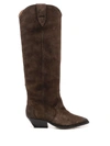 ISABEL MARANT ISABEL MARANT WOMEN'S BROWN SUEDE BOOTS,BT007220A004S50DB 38