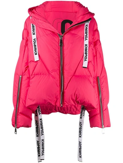 Khrisjoy Puffer Clothing In Fuxia Polyester In Fuchsia