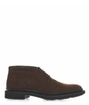TOD'S TOD'S MEN'S BROWN SUEDE ANKLE BOOTS,XXM89B0DM50HSES804 9