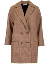 RED VALENTINO RED VALENTINO WOMEN'S PINK POLYESTER COAT,UR3CA155561P45 42