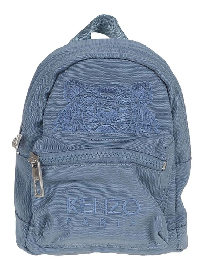 Kenzo Mini Kampus Tiger Backpack In Light Blue
