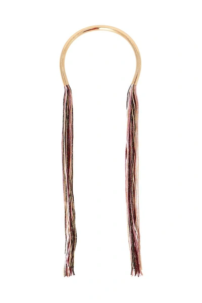 Missoni Metallic Fringed Necklace In Not Applicable