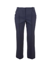 FENDI FENDI WOMEN'S BLUE SILK trousers,FR6269AC2PF1BGW 40