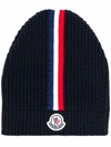 MONCLER MONCLER MEN'S BLUE WOOL HAT,9Z71200A9364742 UNI