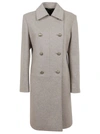 GIVENCHY GIVENCHY WOMEN'S GREY WOOL COAT,BWC07211ZL099 36