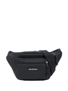 BALENCIAGA BALENCIAGA MEN'S BLACK POLYESTER BELT BAG,482389H753X1000 UNI