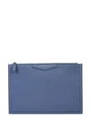 GIVENCHY GIVENCHY WOMEN'S BLUE LEATHER POUCH,BB60DWB00B498 UNI