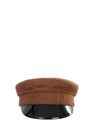 Ruslan Baginskiy Women's Brown Wool Hat