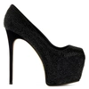 Giuseppe Zanotti Crystal Embellished Open Toe Pumps In Black