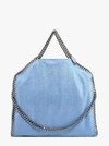 Stella Mccartney Falabella Light Blue Faux Leather Handbag In Blue