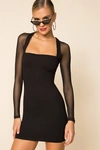 Superdown Halley Bodycon Dress In Black