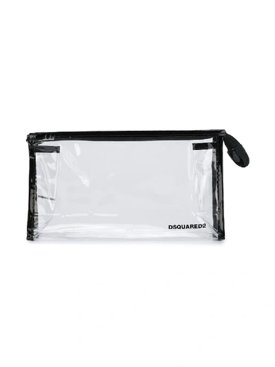 Dsquared2 Kids' Large Pencil Case In White