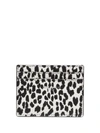 SAINT LAURENT LEOPARD-PRINT CARDHOLDER