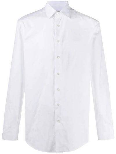 Etro Plain Button Shirt In White