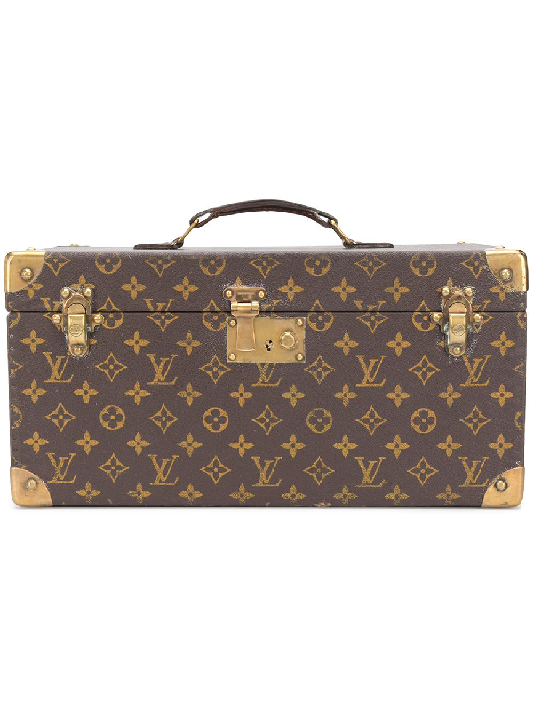 Pre-Owned Louis Vuitton Pre-owned Monogrammed Trunk In Brown | ModeSens