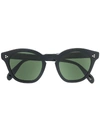 Oliver Peoples Round Frame Tinted Sunglasses In Black