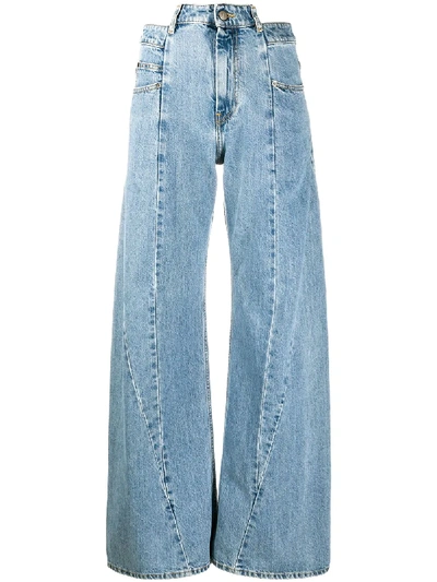 MAISON MARGIELA DÉCORTIQUÉ WIDE-LEG JEANS