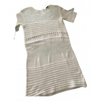 Pre-owned Vionnet White Cotton Dress