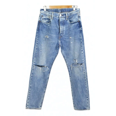 Pre-owned Levi's 501 Blue Cotton Jeans