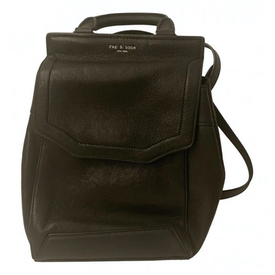 Pre-owned Rag & Bone Black Leather Backpack