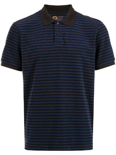 Osklen Striped Polo Shirt In Blau