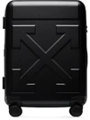 OFF-WHITE ARROW-DETAIL TROLLEY SUITCASE