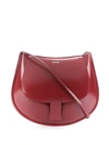 JIL SANDER ROUNDED LEATHER SHOULDER BAG