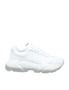DOLCE & GABBANA DAYMASTER SNEAKERS IN WHITE LEATHER,11472959
