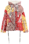 KHRISJOY BANDANA PRINT KHRIS PUFFER JACKET,11473026