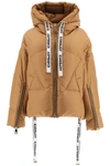 Khrisjoy Oversized Padded Jacket In Lt Brown (brown)