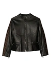 FENDI BIKER BLACK JACKET,11472949