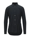 Grey Daniele Alessandrini Shirts In Black