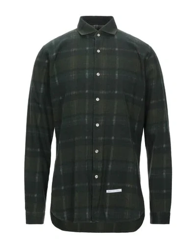 Dnl Checked Shirt In Green
