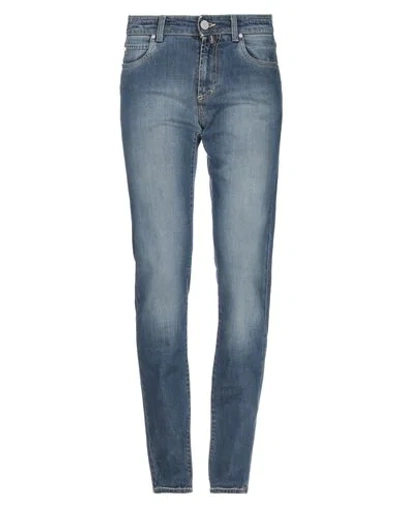 E.marinella Denim Pants In Blue