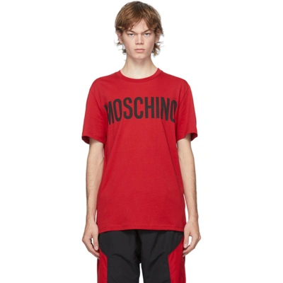 Moschino Logo-print Short-sleeve T-shirt In White