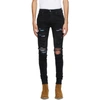 AMIRI AMIRI BLACK HAWAIIAN PATCH JEANS