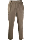 Z-ZEGNA CROPPED CARGO TROUSERS