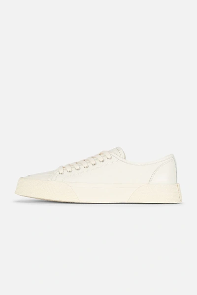 Ami Alexandre Mattiussi Off-white Canvas Sneakers