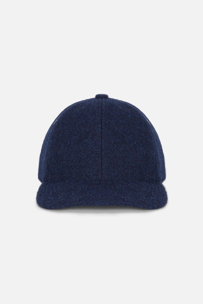 Ami Alexandre Mattiussi Cap With Ami Patch In Blue